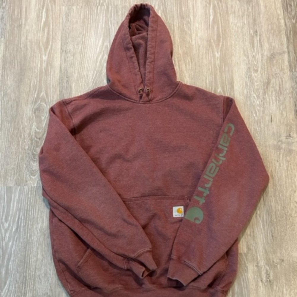 Carhartt K288 Signature Logo Hooded Sweatshirt